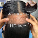 HD Skin Melt Lace Pre-Plucked 4x4/5x5 Lace Closure Human Hair Wave Textures (Not Wig)