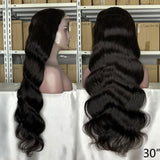 {Clearance} 4X4/13x4 Transparent Lace Wig 250% Human Hair Wig Body Wave