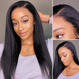 {Clearance} 4X4/13x4 Transparent Lace Wig 250% Human Hair Wig Straight