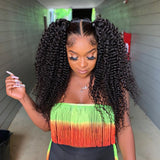 Knot-Free Skin Melt Full Lace Preplucked Human Hair Curly Wig