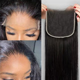 HD Skin Melt Lace Pre-Plucked 4x4/5x5 Lace Closure Human Hair Wave Textures (Not Wig)