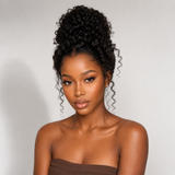 Full Lace Fake Scalp Burmese Curls Wig Preplucked Virgin Human Hair Lace Wig