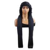 Long Hair Pantyhouse Bonnets for Sleeping 2 in 1 Long Hair & Braids Protection Bonnet
