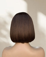 Lagos Hairline Brown Bob Wig 13x6 M Hairline Human Hair Lace Front Wig