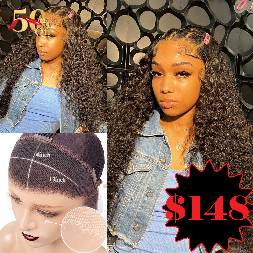 Afsisterwig 13x4 Lace Front Body Wave Wig Virgin Human Hair Frontal Wigs