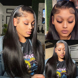 {50% Off} HD Lace 13x4 Skin Melt Lace 30" Full Frontal Straight Human Hair Wig