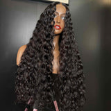 2x6 Deep Middle Part HD Skin Melt Lace Human Hair Glueless Wig Natural Wave