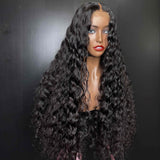 2x6 Deep Middle Part HD Skin Melt Lace Human Hair Glueless Wig Natural Wave