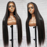 {Clearance} 13x4 3D FULL FRONTAL Skin Melt Lace Preplucked Human Hair Lace Front Wig | Straight
