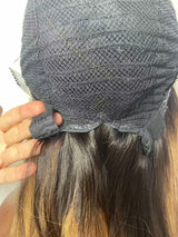 {LAST-PIECE-CLEARANCE} 12x6 Knot-Free Fitted Skin Melt Lace Straight Human Hair Wig