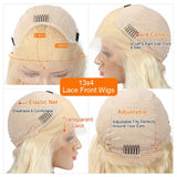 Aleena | Highlight #4/#613 Brown Blonde Human Hair Body Wave Lace Front Wig