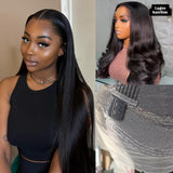Lagos Hairline Skin Melt 360 Lace Invisible Strap Human Hair Wig Straight/Body Wave