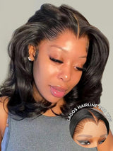 Lagos Hairline Bob Wig 13x6 M Hairline Human Hair Lace Front Wig