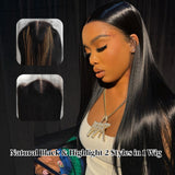Marie's Zip-Go Replaceable Lace Wig 13x6 Frontal & 5x5 Closure Highlight Widow's Peak Skin Melt Lace Wig