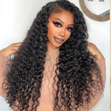 Upgraded Drawstring Dome Cap 3D Fitted Pre-Cut HD Lace Closure Wig Deep Wave