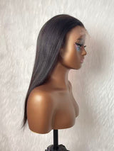 {LAST-PIECE-CLEARANCE} 13x6 Knot-Free Skin Melt Lace Yaki Straight Human Hair Wig