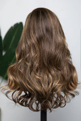13x6 / 9x6 Fitted Cap Side Part Ombre Highlight Wavy Lace Front Wig