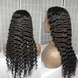 {Clearance} 5x5 Closure Wigs Deep Wave Skin Melt Swiss Lace Wig