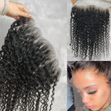 Skin Melt Lace Pre-Plucked Delicate Hairline 13x4 Lace Frontal Burmese Curls/Curly (Not Wig)
