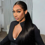Lagos Hairline Skin Melt 360 Lace Invisible Strap Human Hair Wig Straight/Body Wave