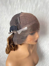 {LAST-PIECE-CLEARANCE} 13X6 Knot-Free Ombre Auburn Brown Fitted Skin Melt Lace Body Wave Human Hair Wig