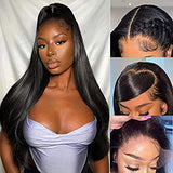 Eileen | 13X6 Deep Parting Lace Front Preplucked Virgin Human Hair Lace Wig | Silky Straight