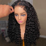 Skin Melt 360 Lace Fluffy Edge Invisible Strap Human Hair Frontal Wig | Burmese Curls