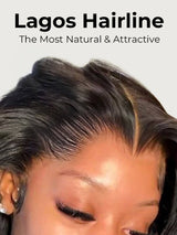 Lagos Hairline Bob Wig 13x6 M Hairline Human Hair Lace Front Wig