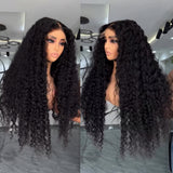 {Clearance} 5x5 Closure Wigs Deep Wave Skin Melt Swiss Lace Wig