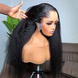 Lagos Hairline Preshaped M Hairline 13x6 Skin Melt Lace Front Wig Kinky