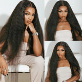 Lagos Hairline Preshaped M Hairline 13x6 Skin Melt Lace Front Wig Kinky
