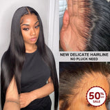 Boutique Skin Melt Lace + Delicate Hairline Frontal Wig Silky Straight