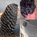 CLEARANCE 360 Lace Invisible Strap 250% Human Hair Lace Wig Loose Wave