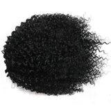 Drawstring Ponytail Human Hair Curly Extension