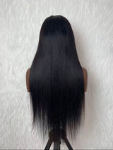 {LAST-PIECE-CLEARANCE} 13x6 Fitted Skin Melt Lace Yaki Straight Human Hair Wig