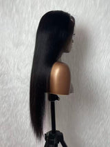 {LAST-PIECE-CLEARANCE} 13x6 Fitted Skin Melt Lace Yaki Straight Human Hair Wig