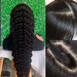 Upgraded 13x6 Fitted Cap Glueless Skin Melt Lace Front Wig Loose Wave