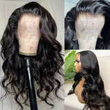 KNOT-FREE - 13x6 Skin Melt Lace Preplucked Human Hair Frontal Wig | Body Wave