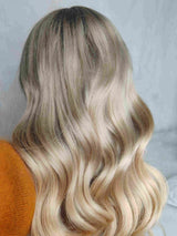 {LAST-PIECE-CLEARANCE} 9x6 Drawstring HD Lace Precut Lace Body Wave Human Hair Colored Wig