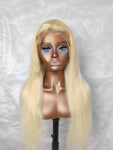 {LAST-PIECE-CLEARANCE} 613 Blonde 13x6 HD Lace Human Hair Lace Frontal Wig