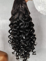 {LAST-PIECE-CLEARANCE} 13X6 HD Skin Melt Lace Delicate Hairline Human Hair Lace Front Wig | Bouncy Wave