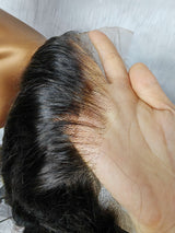 {LAST-PIECE-CLEARANCE} 13X6 HD Skin Melt Lace Delicate Hairline Human Hair Lace Front Wig | Bouncy Wave
