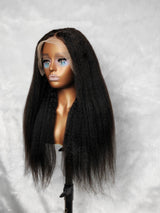 {LAST-PIECE-CLEARANCE} 13x4 Transparent Lace Human Hair Lace Front Wig Kinky