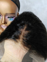 {LAST-PIECE-CLEARANCE} 13x4 Transparent Lace Human Hair Lace Front Wig Kinky