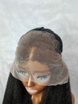 {LAST-PIECE-CLEARANCE} 13x4 Transparent Lace Human Hair Lace Front Wig Kinky