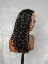 {LAST-PIECE-CLEARANCE} 13x4 Transparent Lace Human Hair Lace Front Wig Water Wave