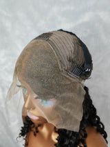 {LAST-PIECE-CLEARANCE} 13x4 Transparent Lace Human Hair Lace Front Wig Water Wave