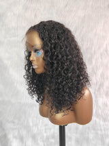 {LAST-PIECE-CLEARANCE} Skin Melt Lace 360 Invisible Strap Human Hair Water Wave Wig