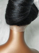 {LAST-PIECE-CLEARANCE} Skin Melt Full Lace Invisible Strap Yaki Human Hair Wig