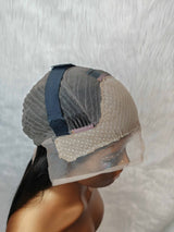 {LAST-PIECE-CLEARANCE} 13x4 Transparent Lace Fake Scalp Human Hair Front Wig Straight